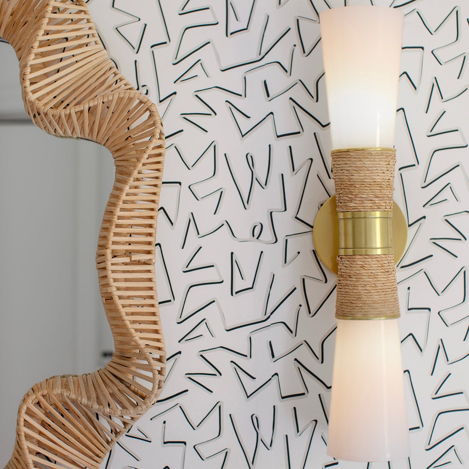 Megan Molten x Mitzi Mica Wall Sconce