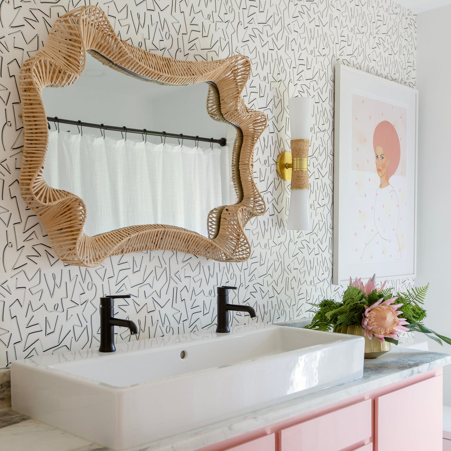 Megan Molten x Mitzi Mica Wall Sconce