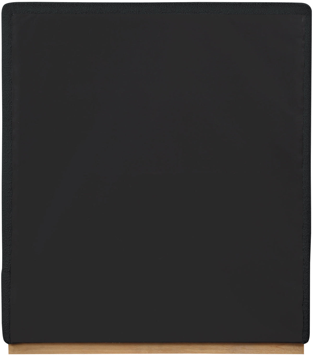 Monaco Black Boucle Fabric Upholstered Bed