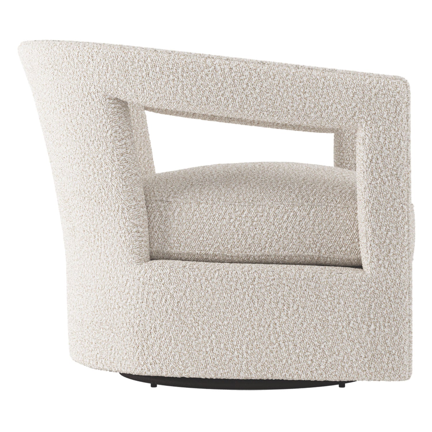 Bernhardt Alana Swivel Chair, side profile view