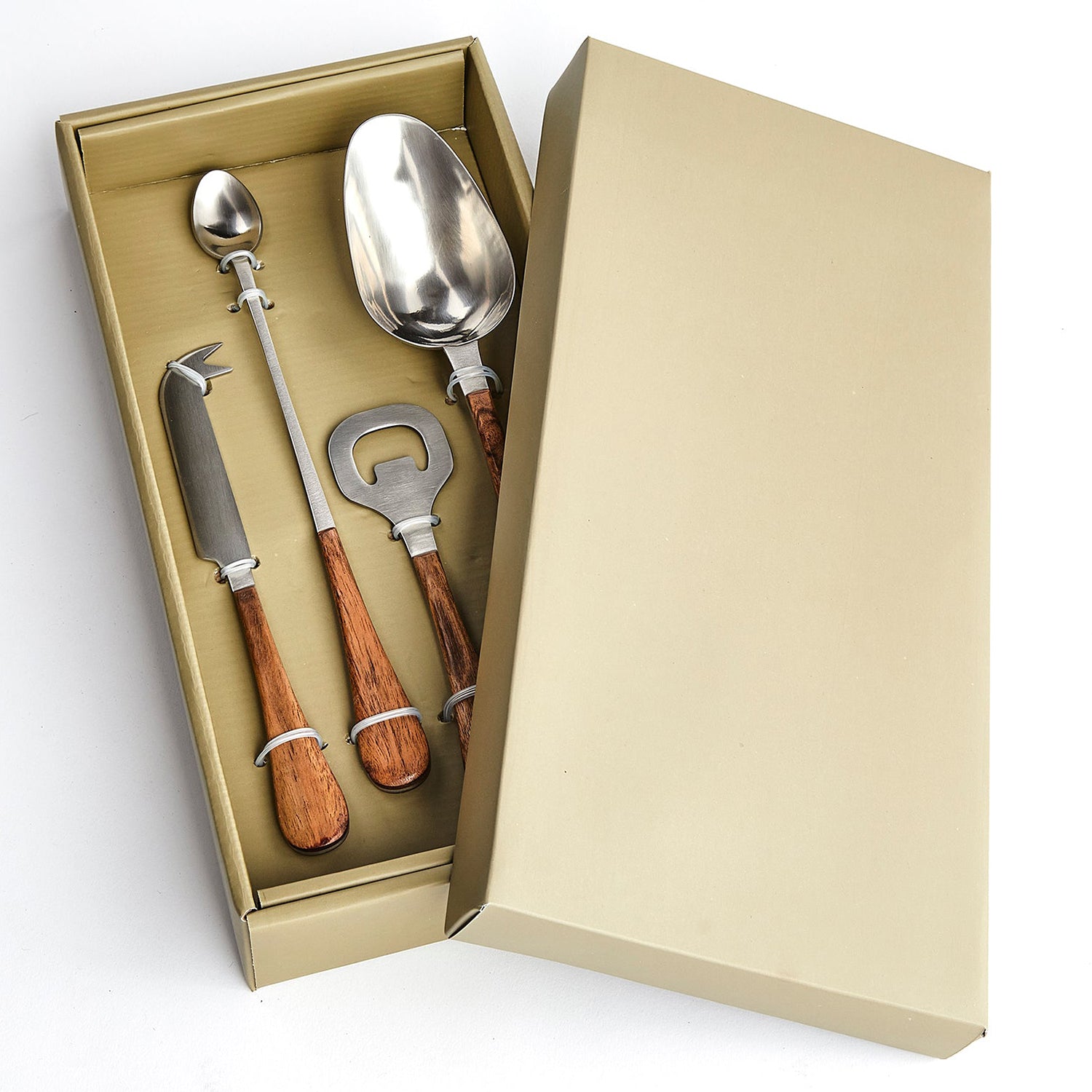 Haisley Cocktail Accessories Set of 4