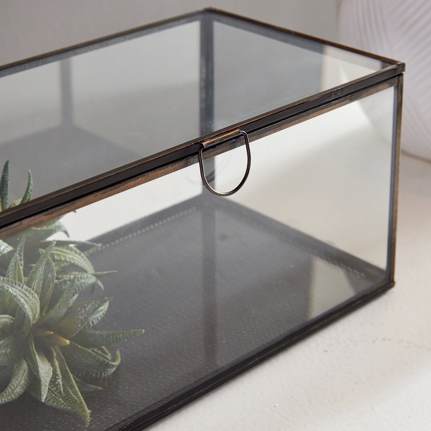Rectangle Display Box Arwen Rectangular Display Box – Paynes Gray