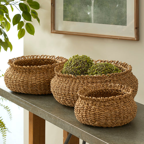 Seagrass Loop Basket Set of 3