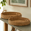 Seagrass Round Tray Set of 2