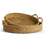 Seagrass Round Tray Set of 2