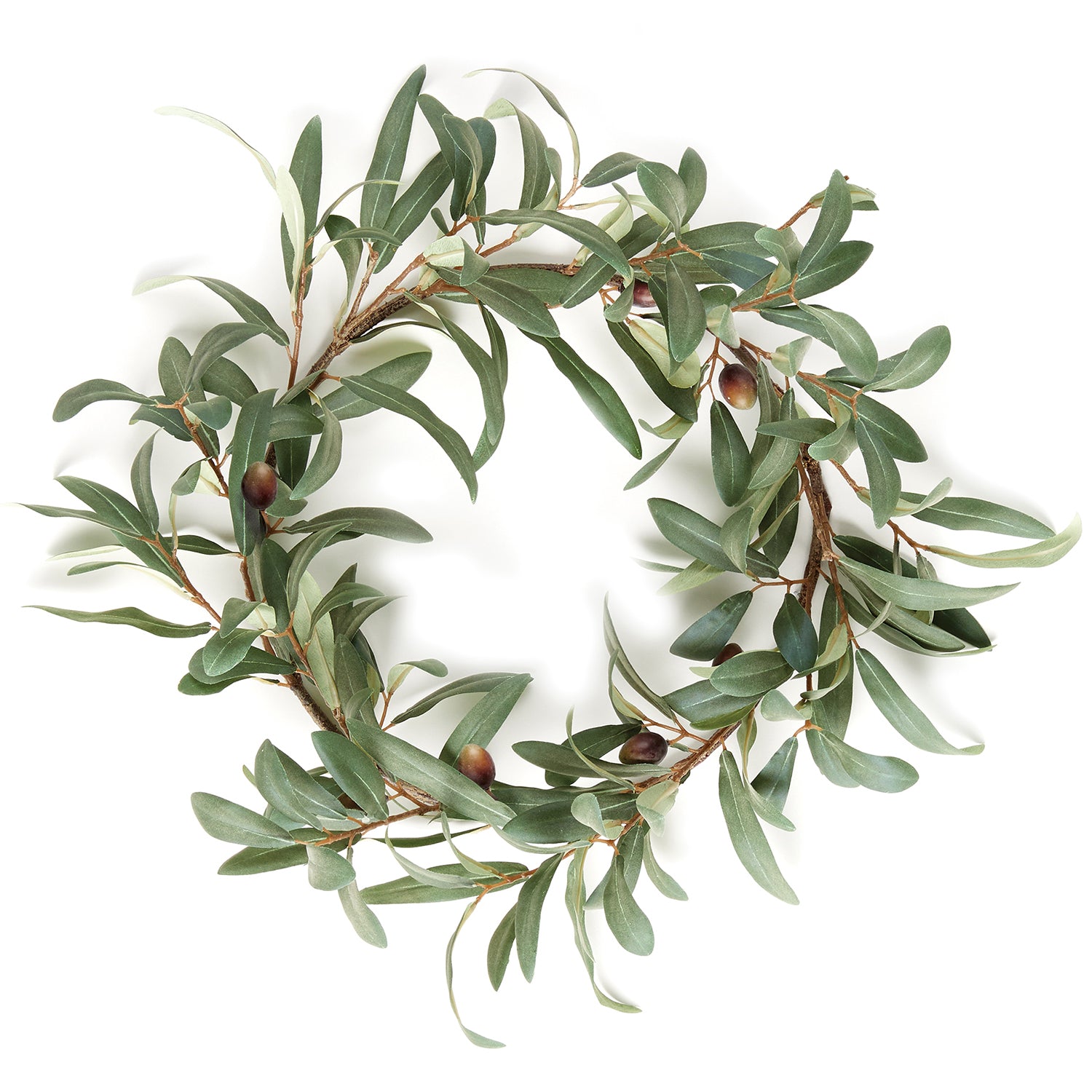 Olive 16in Wreath With Olives