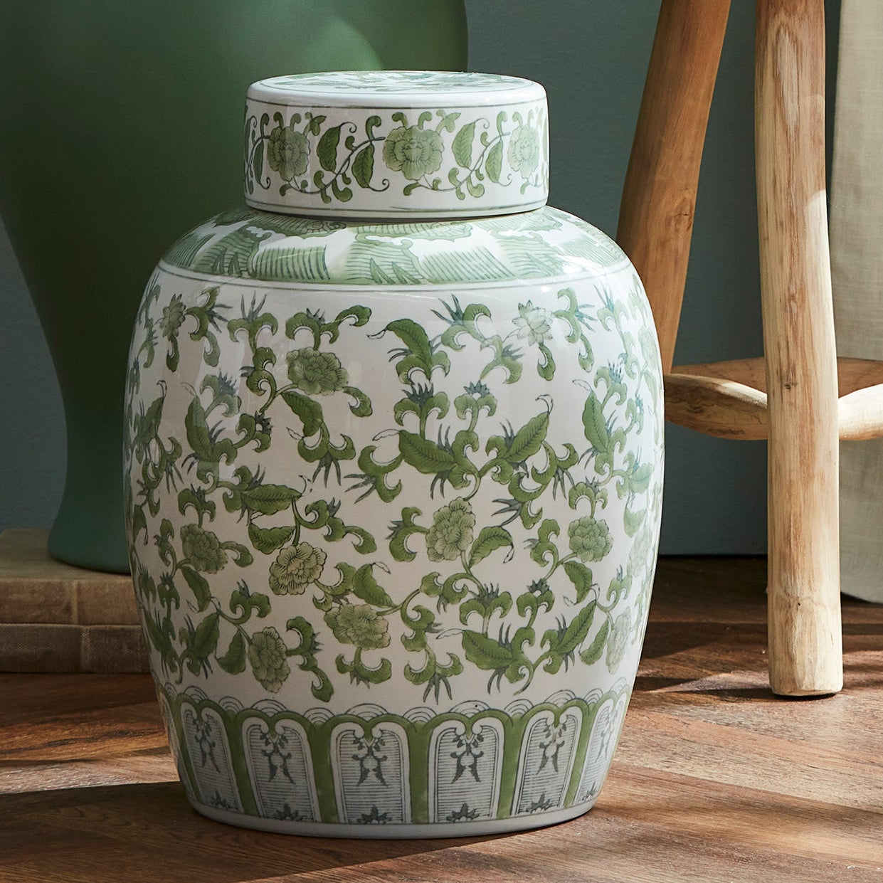 Imperial Blossom Lidded Jar