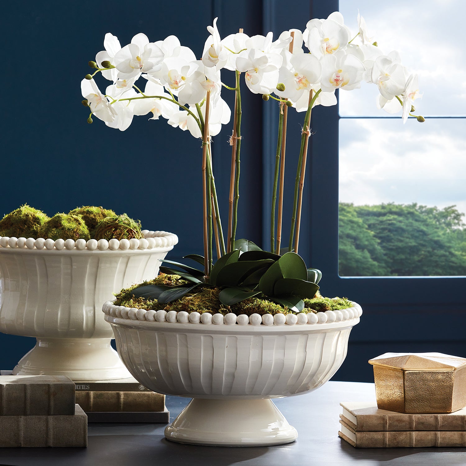 Coletta Decorative Footed Low Bowl