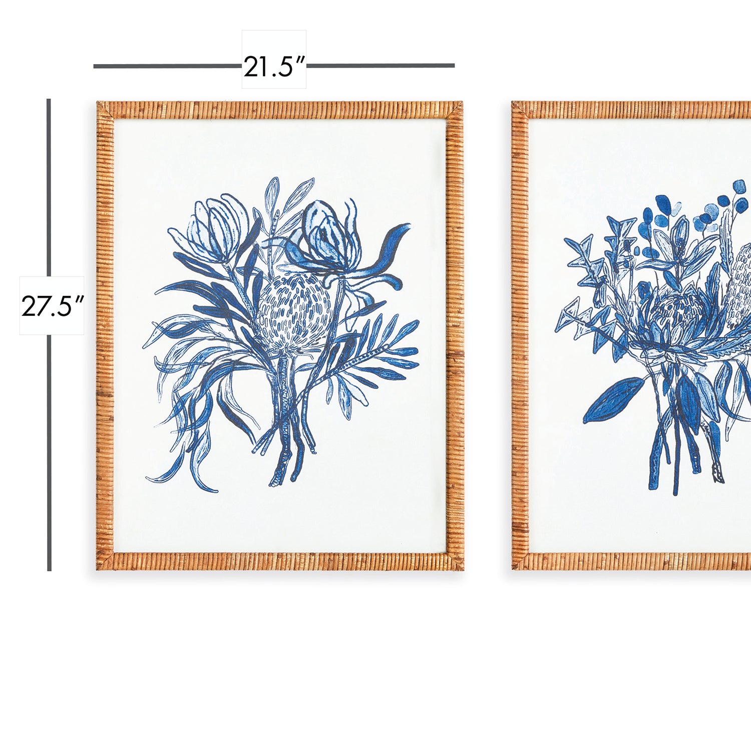 Banksia Bouquet Print Wall Art Set of 2
