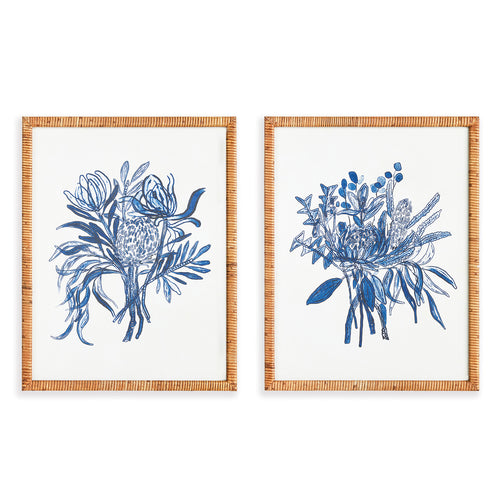 Banksia Bouquet Print Wall Art Set of 2