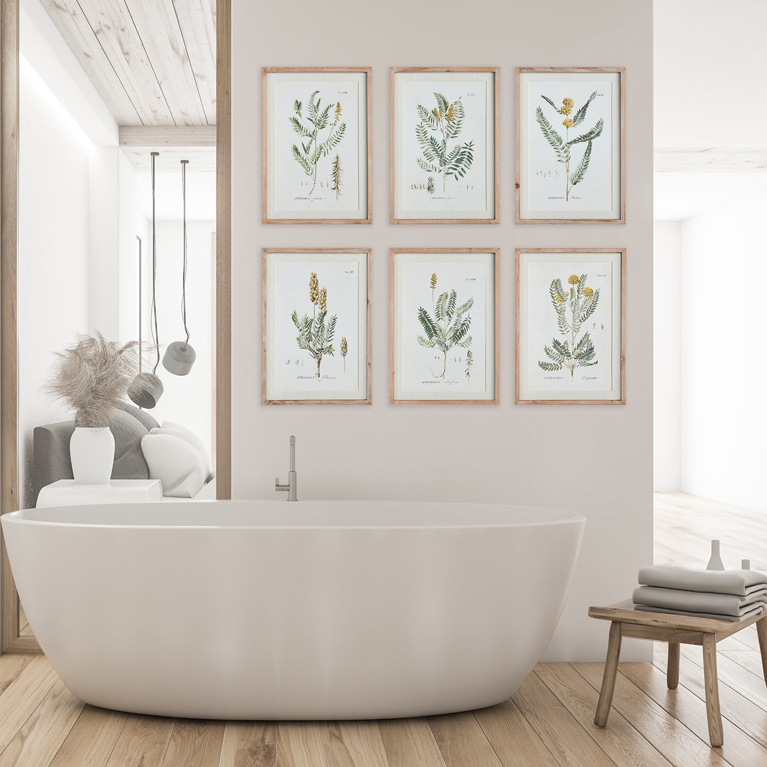 Mid-Summer Blooms Wall Art Set of 6