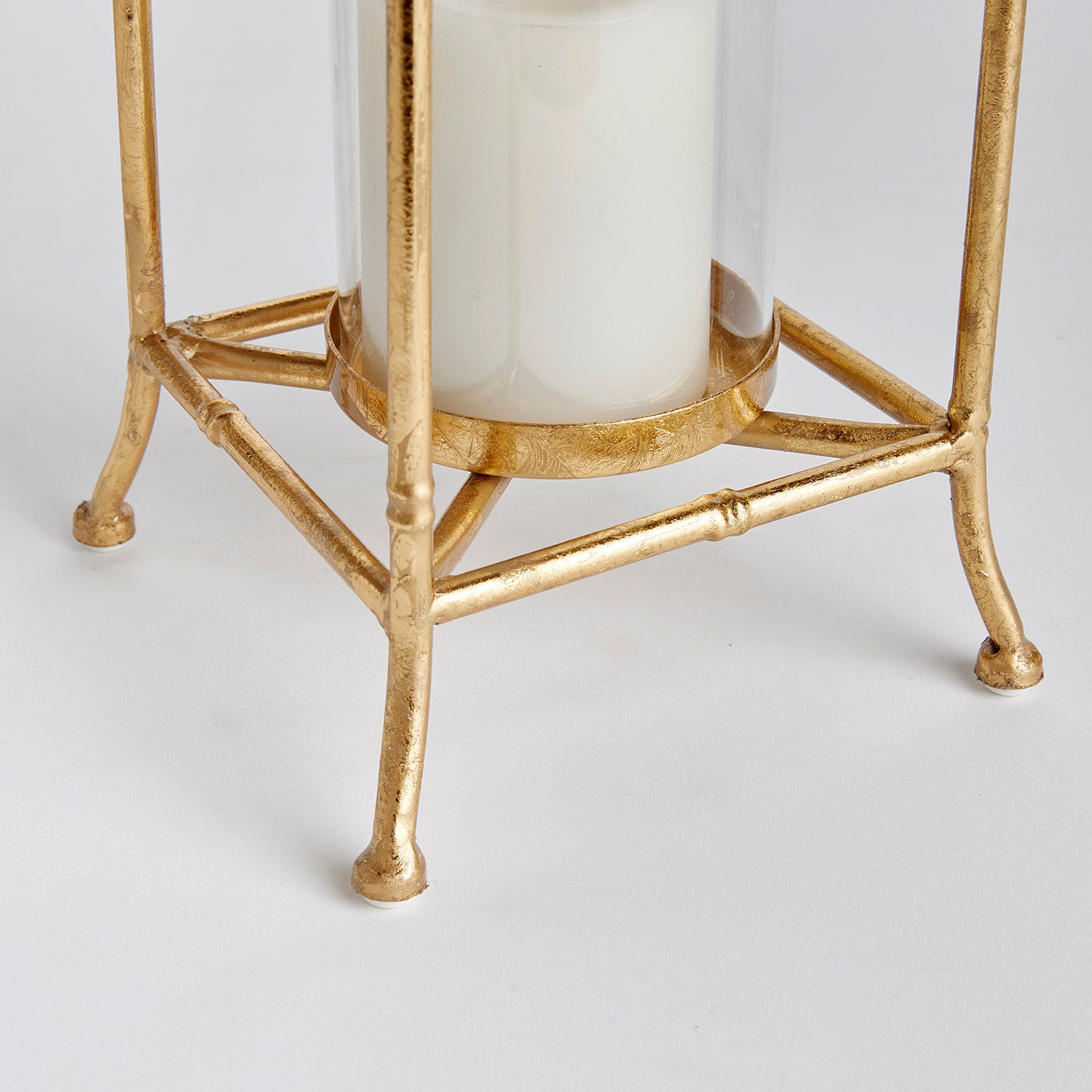 Daphne Gold Candle Lantern