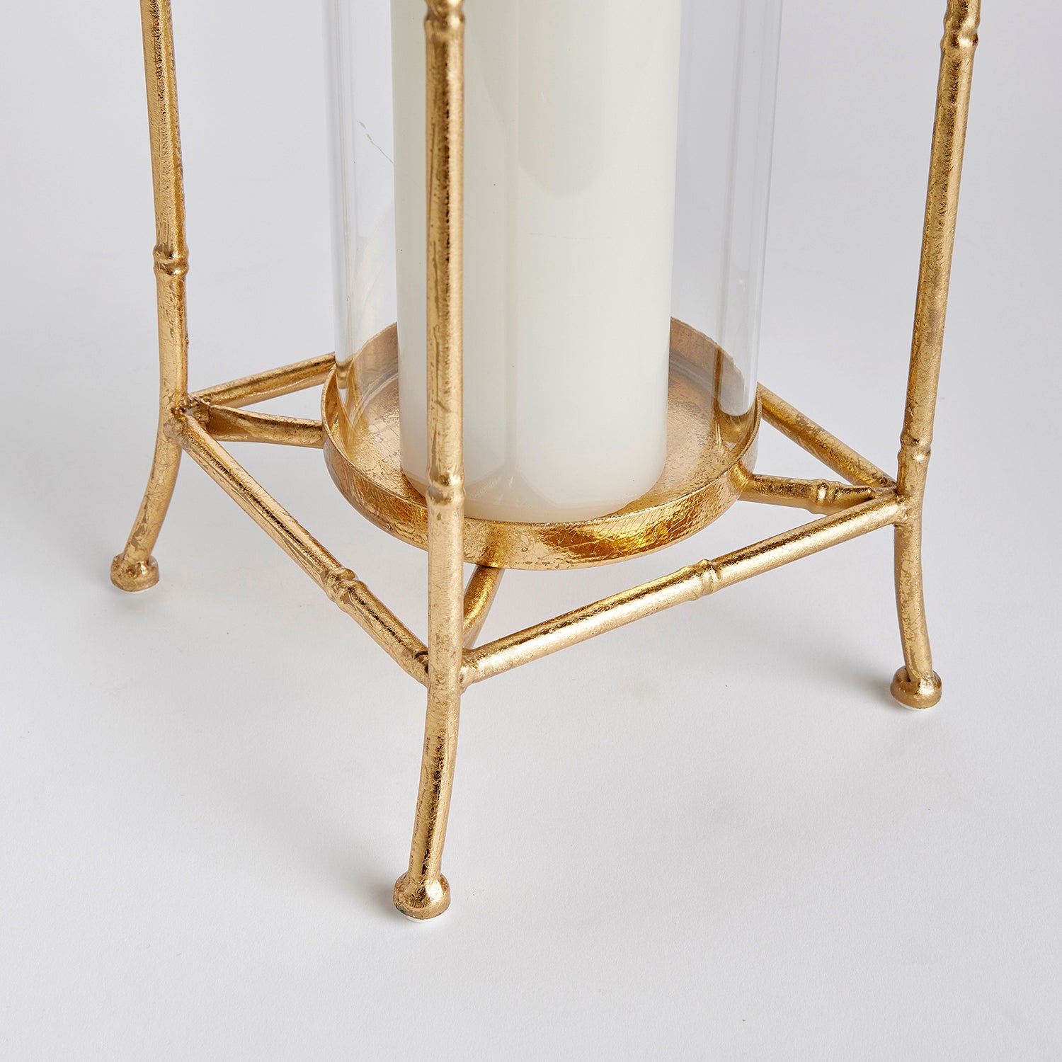 Daphne Gold Candle Lantern