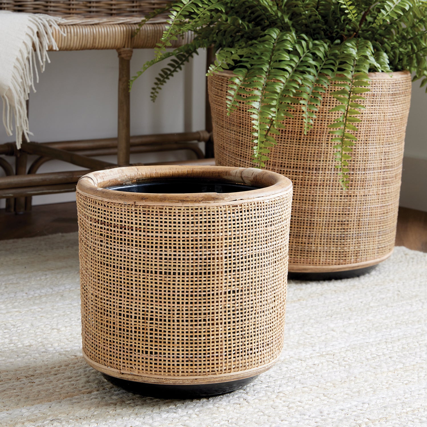 Lyla Dry Basket Planter Set of 2
