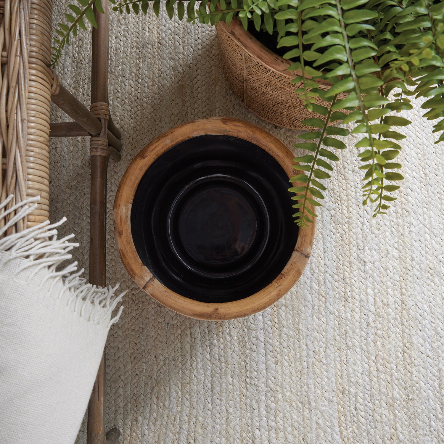 Lyla Dry Basket Planter Set of 2