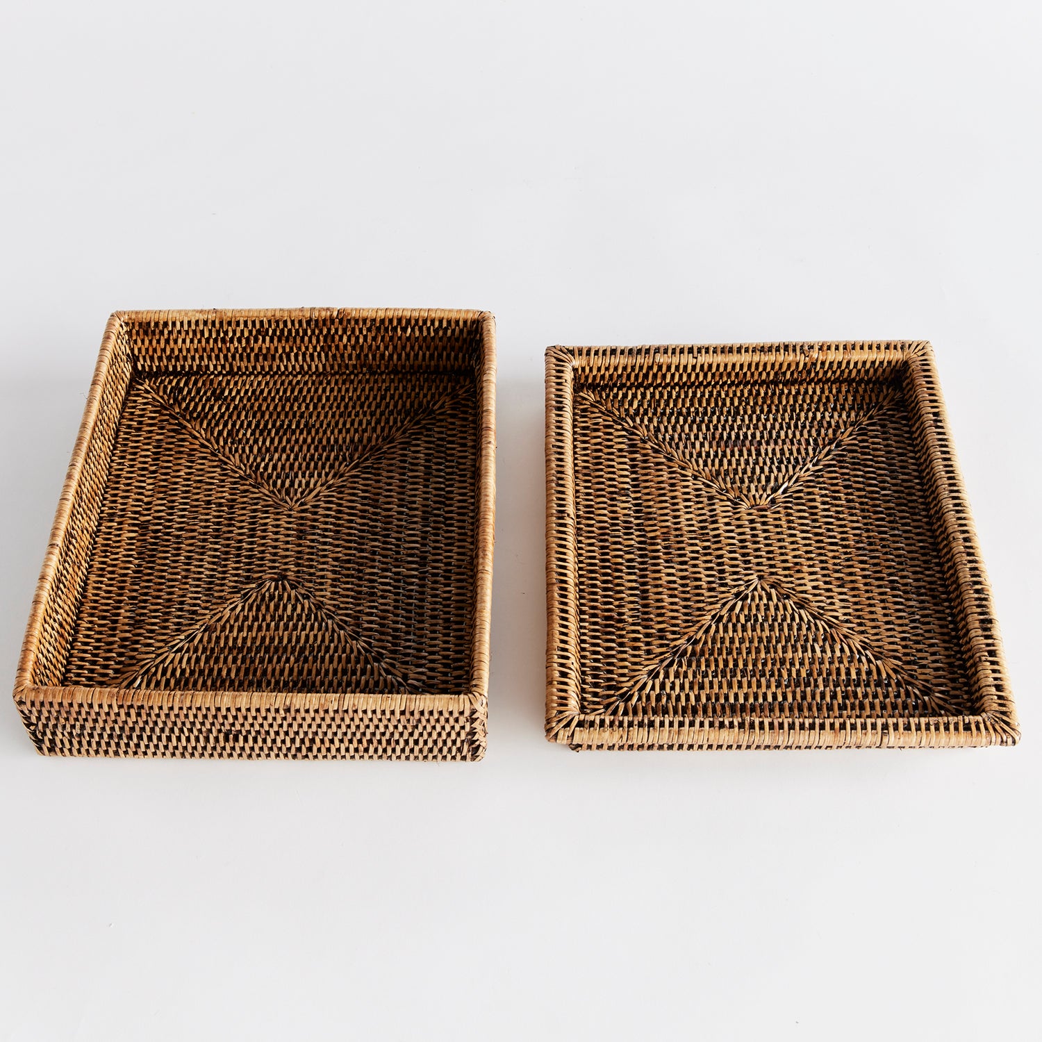 Burma Rattan Lidded Letter Box