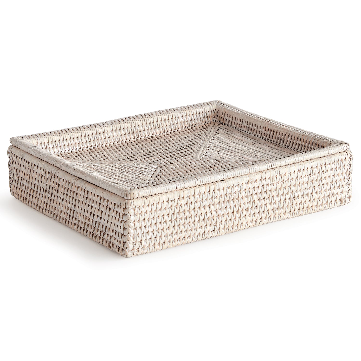 Burma Rattan Lidded Letter Box