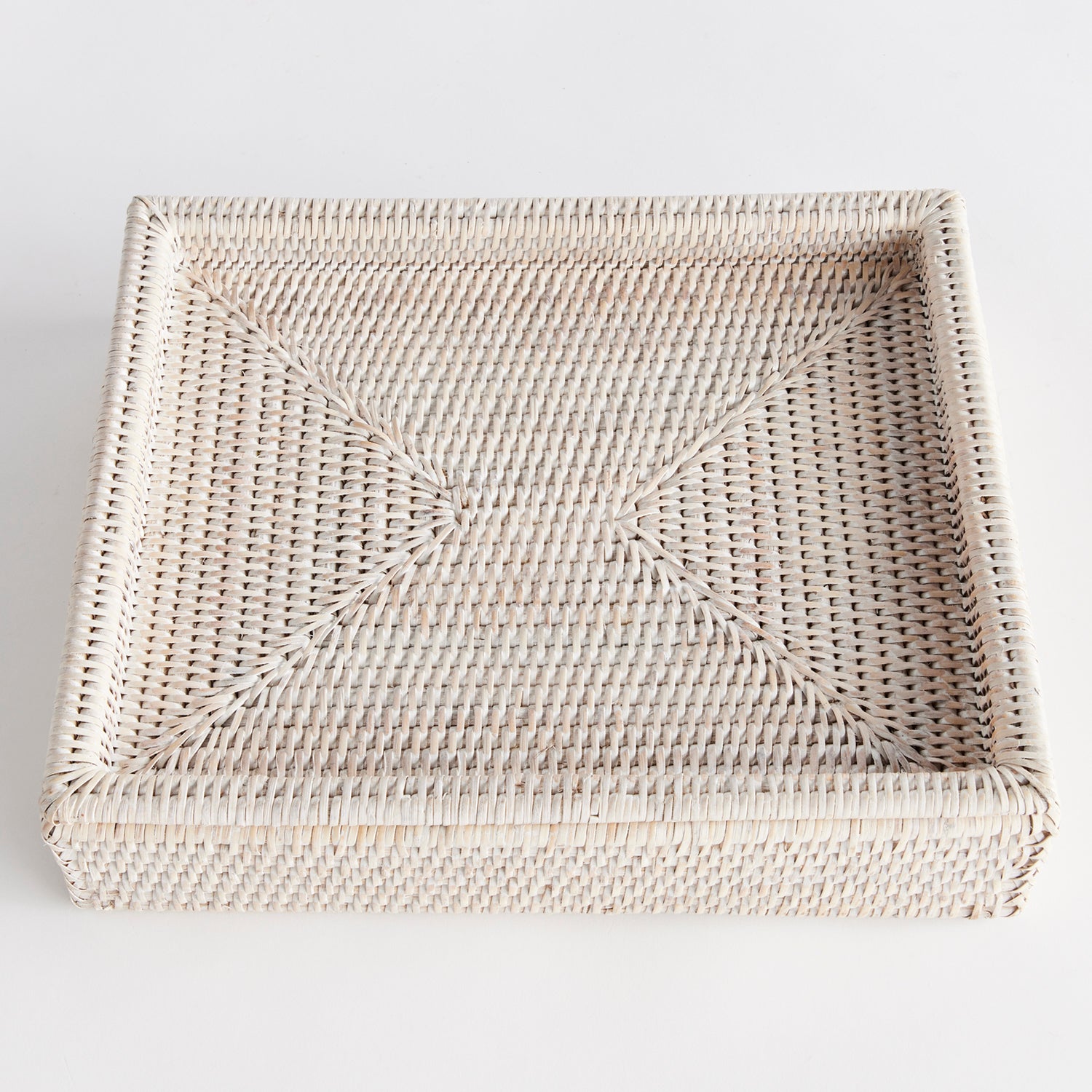 Burma Rattan Lidded Letter Box