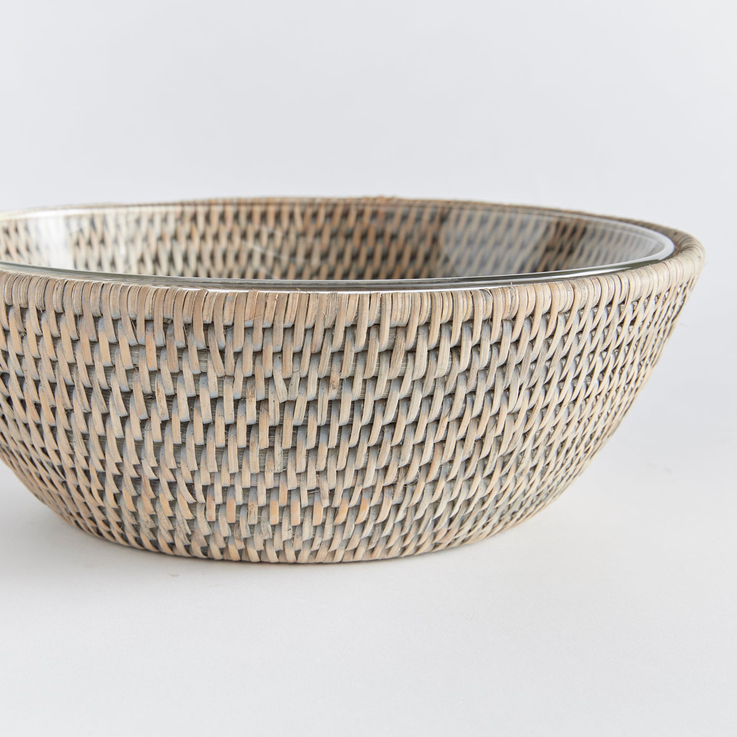 Burma Rattan Serving Bowl