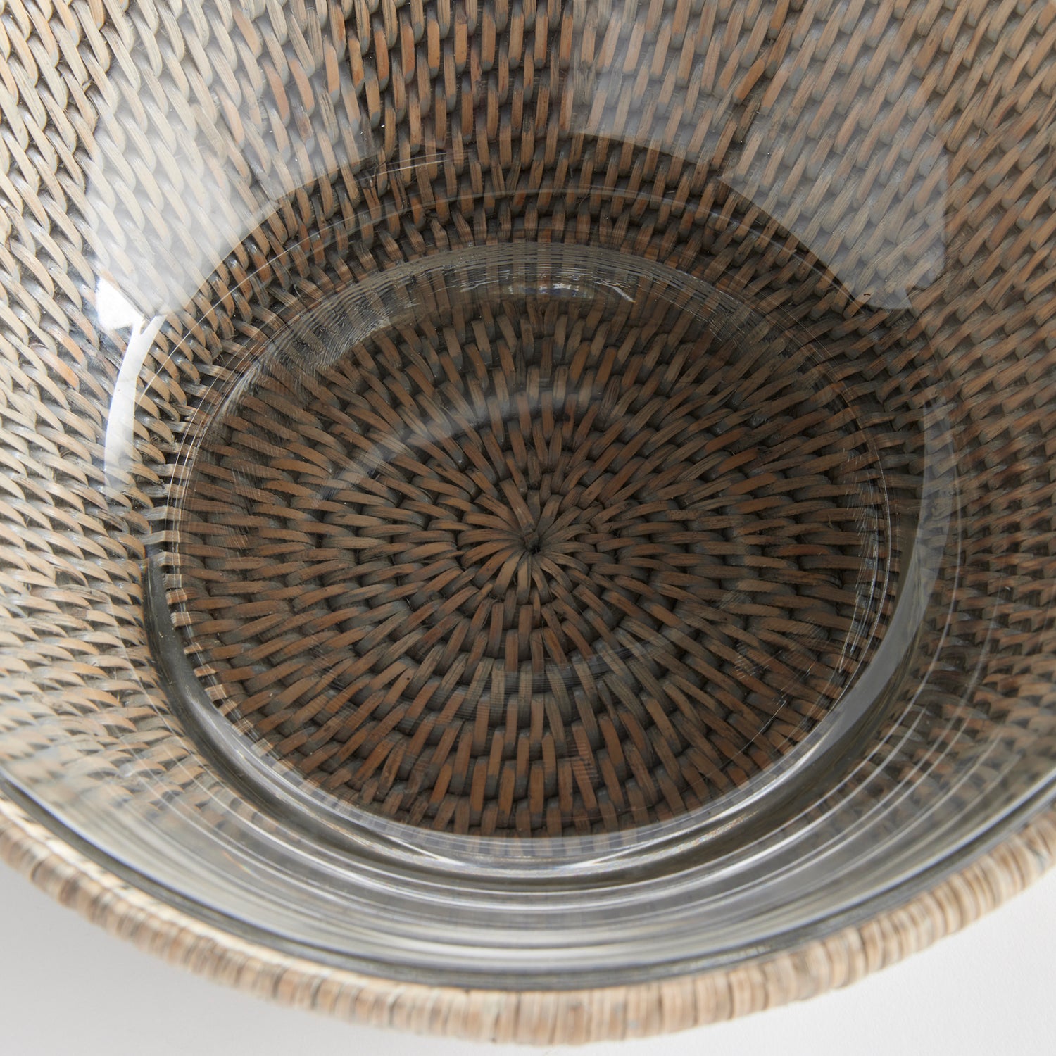 Burma Rattan Serving Bowl