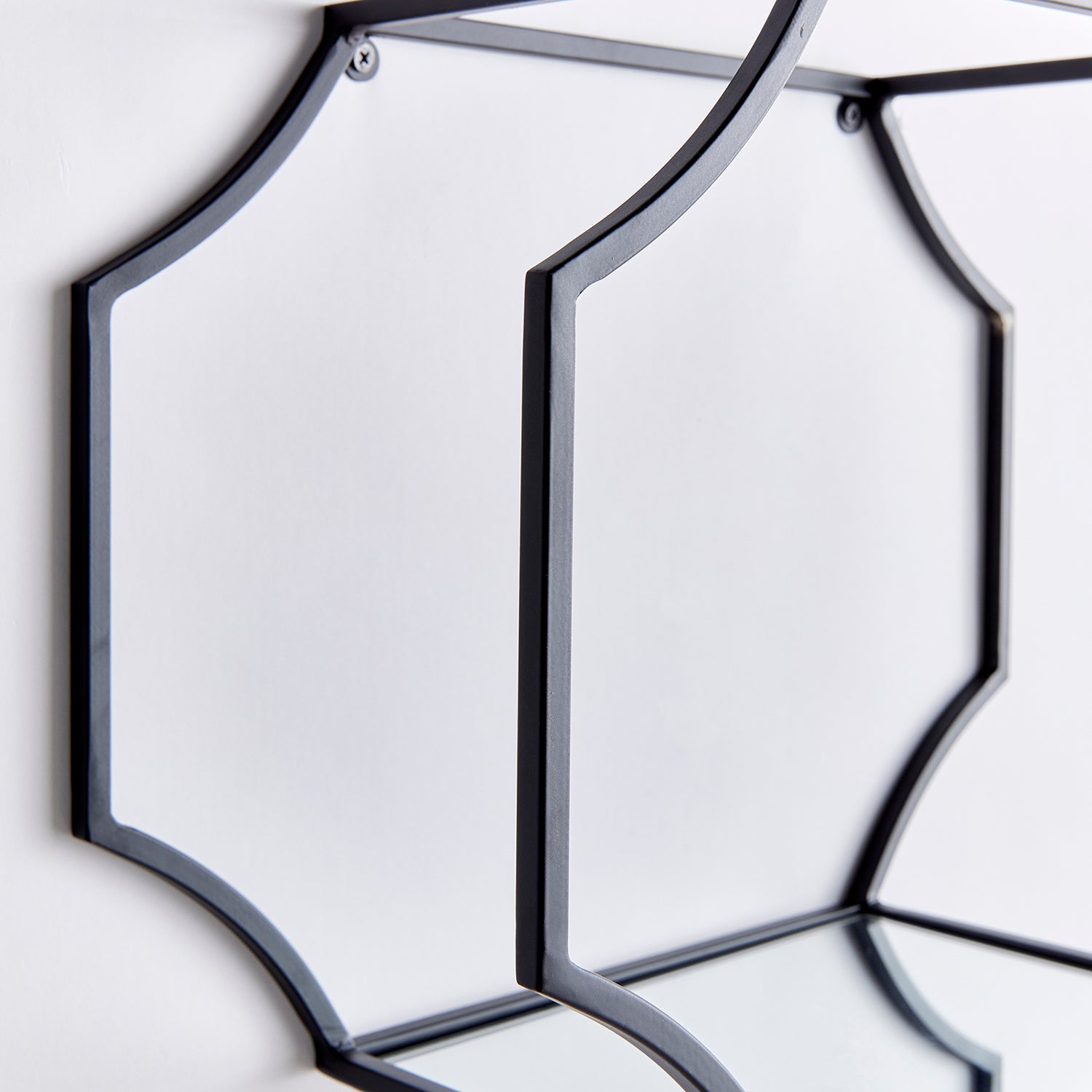 Hudson Mirrored Wall Shelf Set of 3