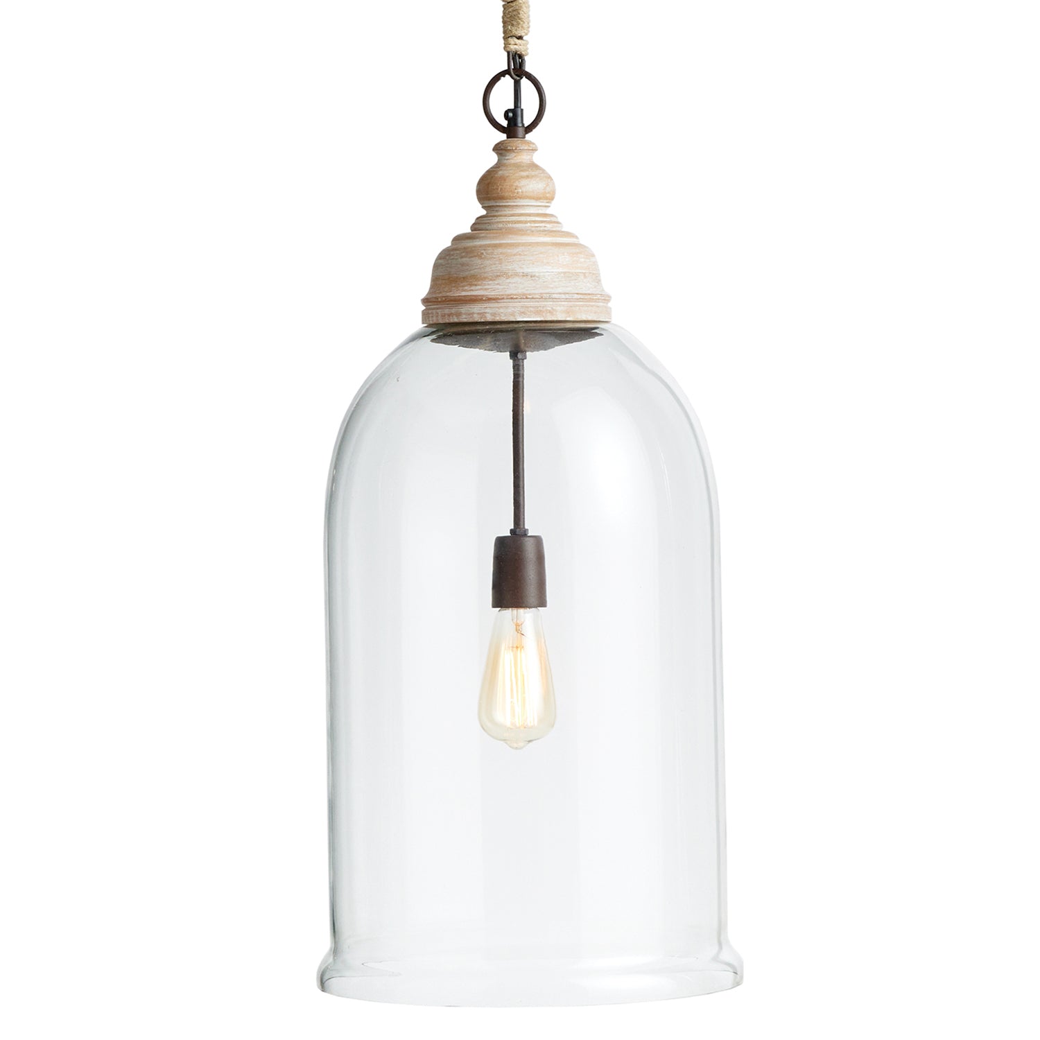 Vintners Cloche 29in Pendant