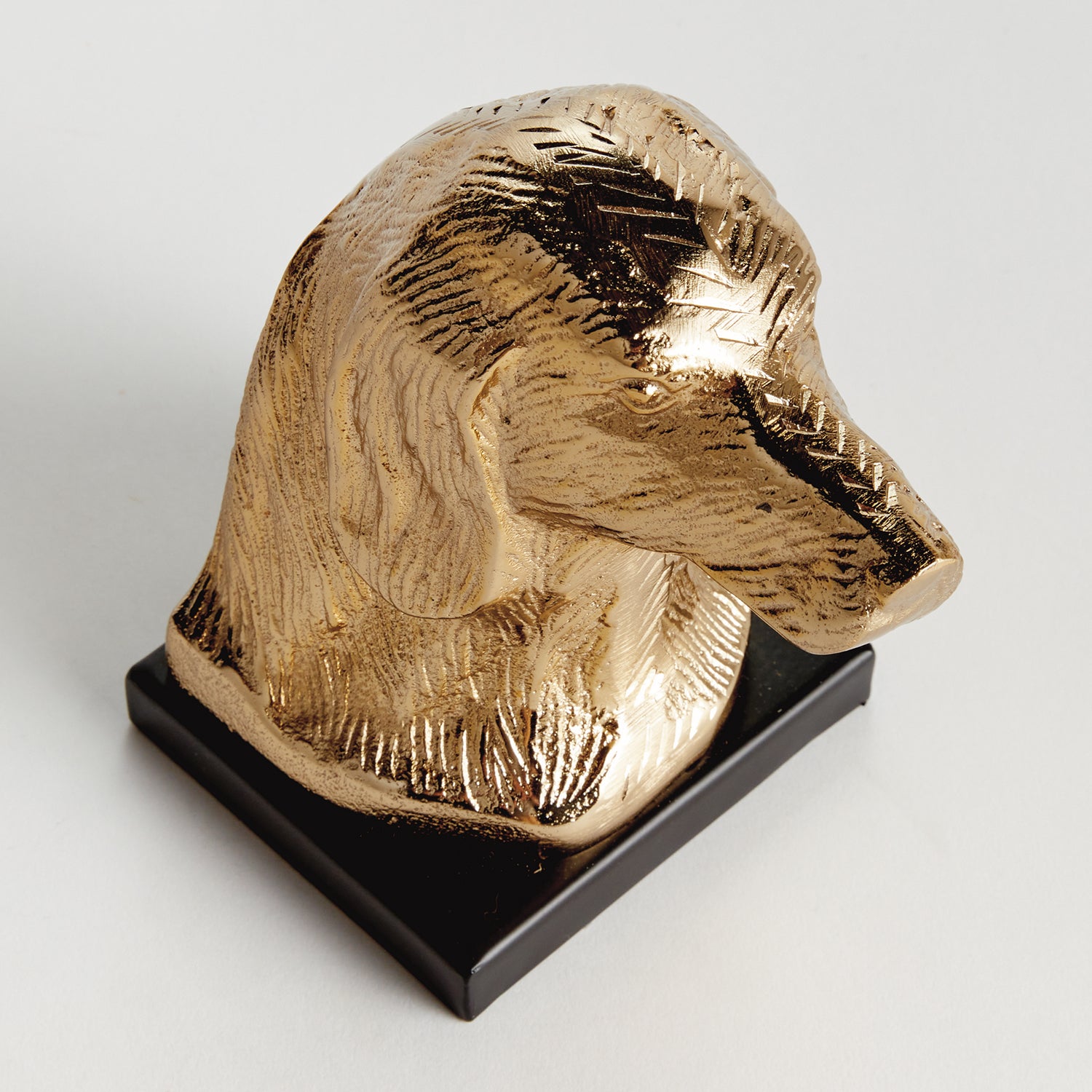 Distinguished Dog Bust Sculpture