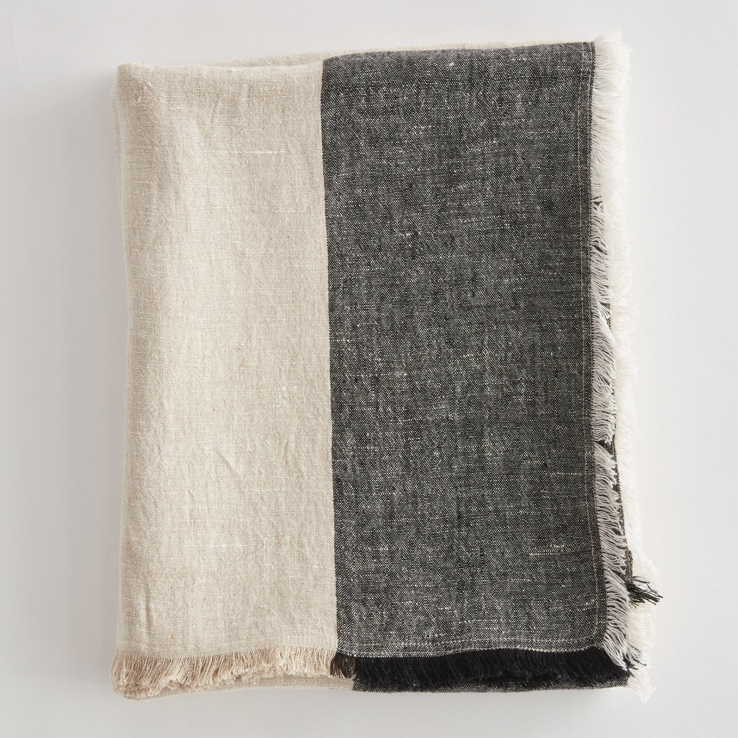 Anika European Linen Throw Blanket
