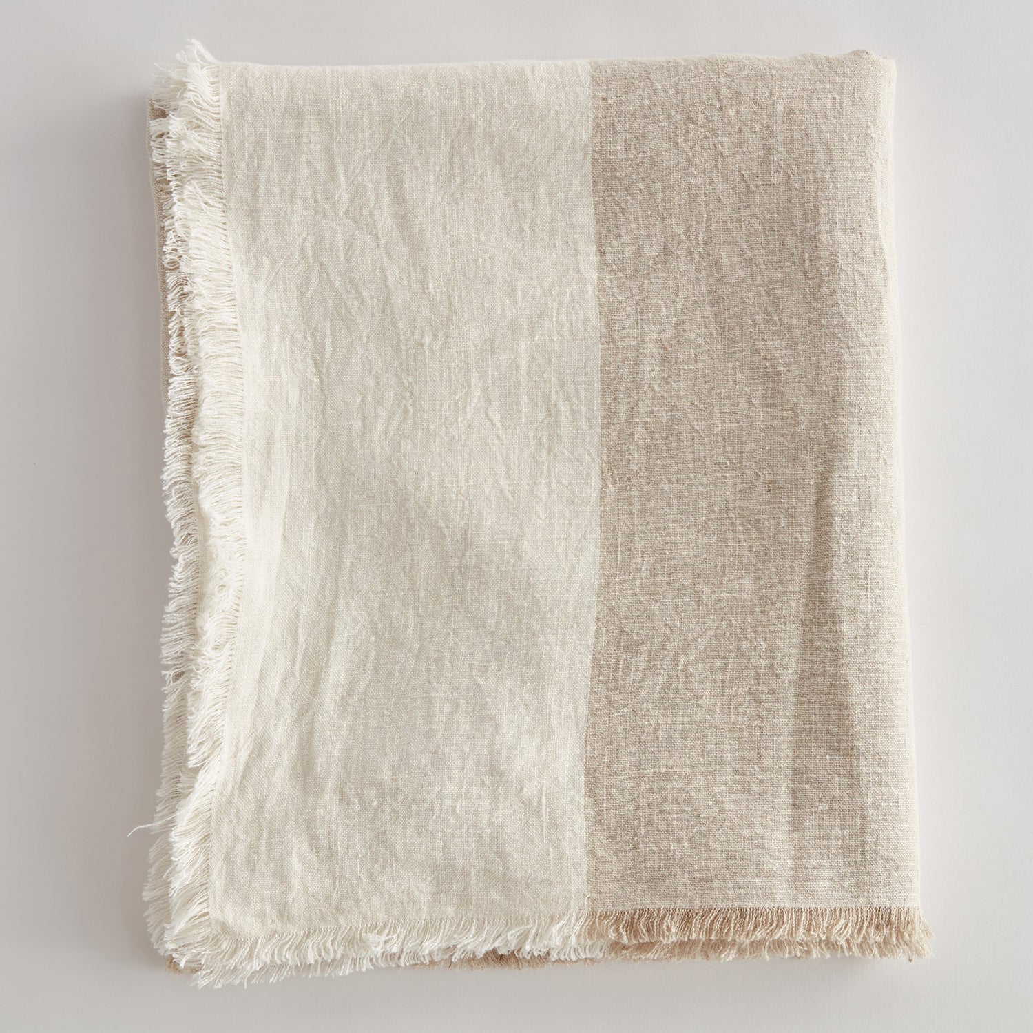 Anika European Linen Throw Blanket