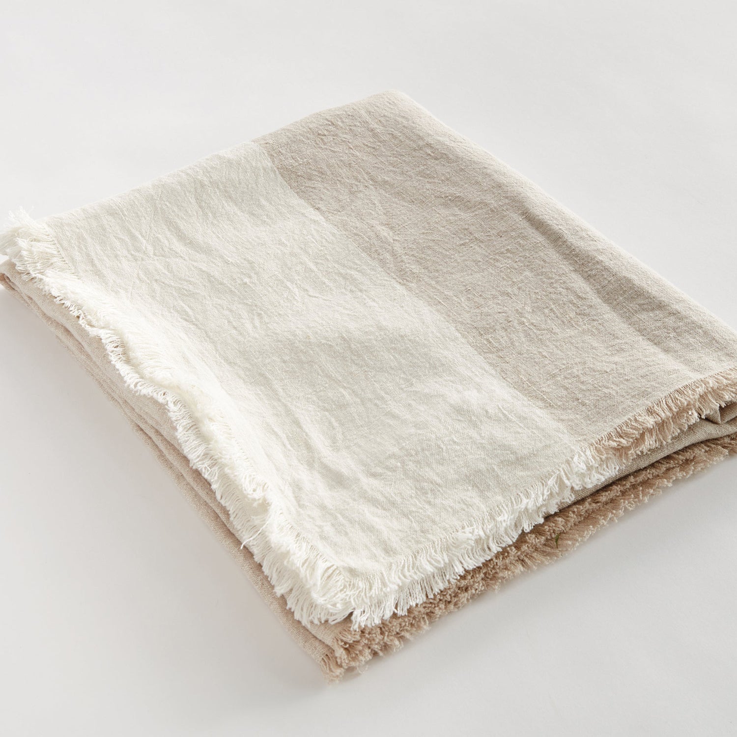 Anika European Linen Throw Blanket