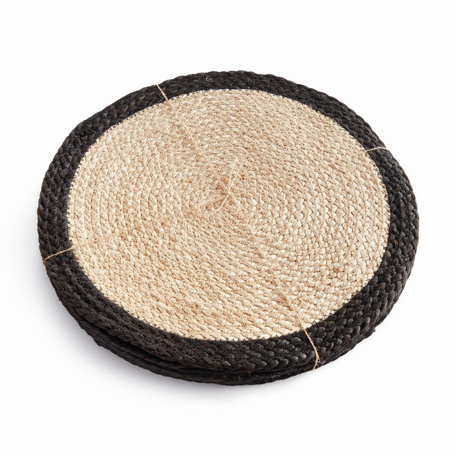 Jute Coil Round Placement Set of 8