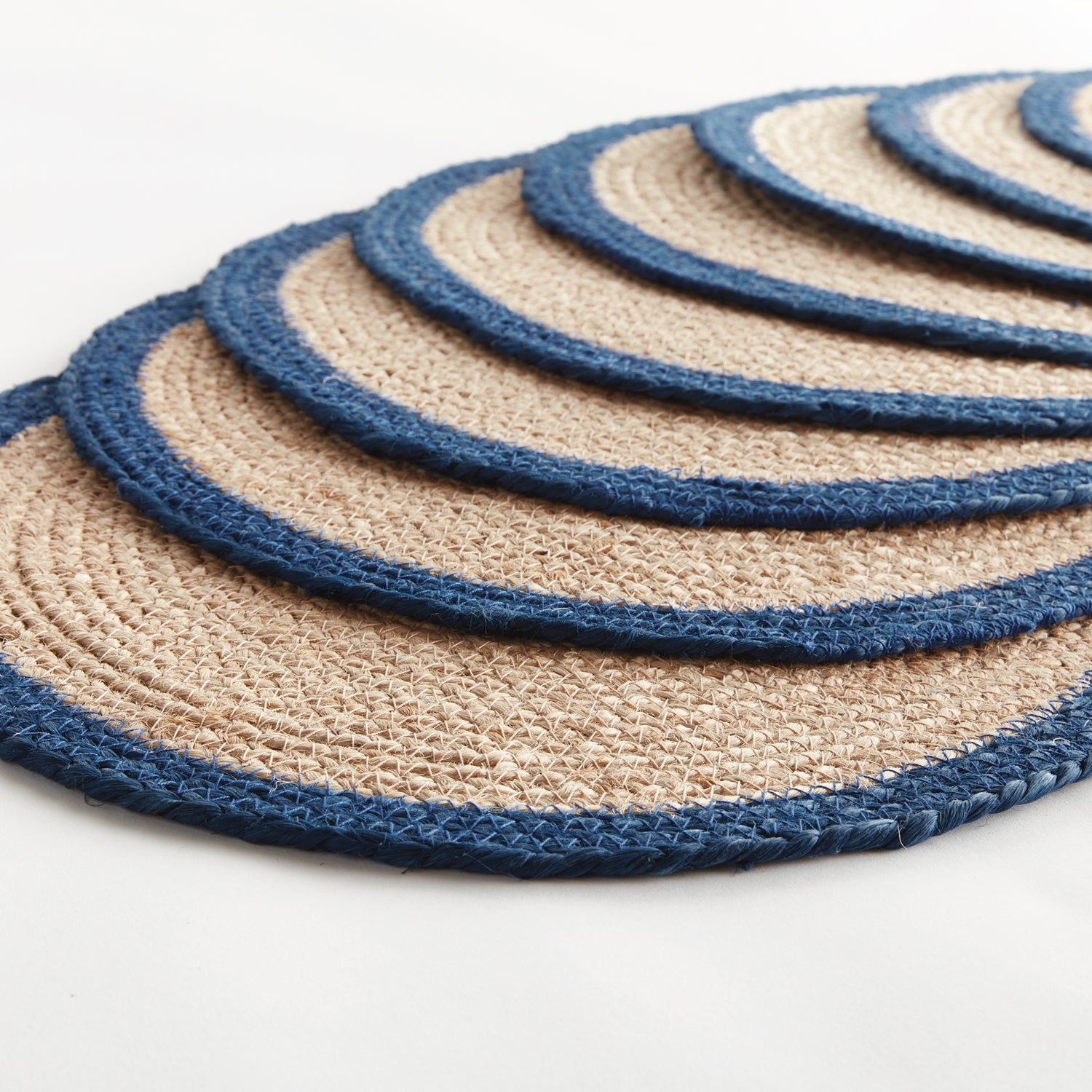 Jute Coil Round Placement Set of 8