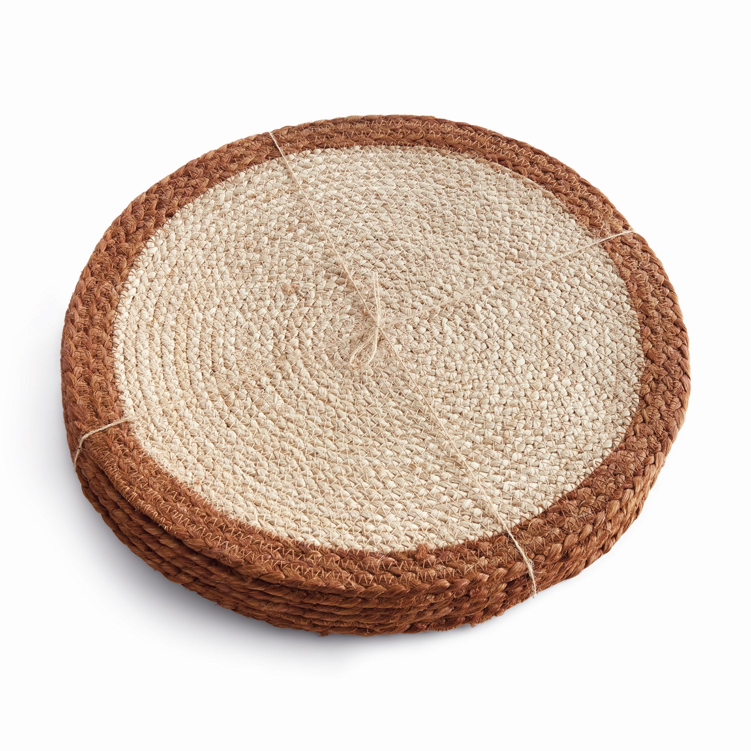 Jute Coil Round Placement Set of 8