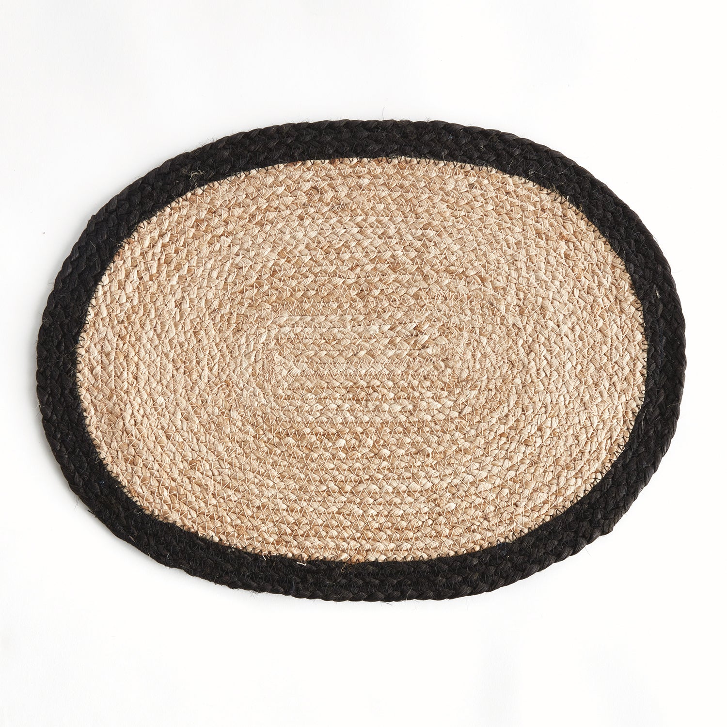 Jute Coil Oval Placement Set of 8