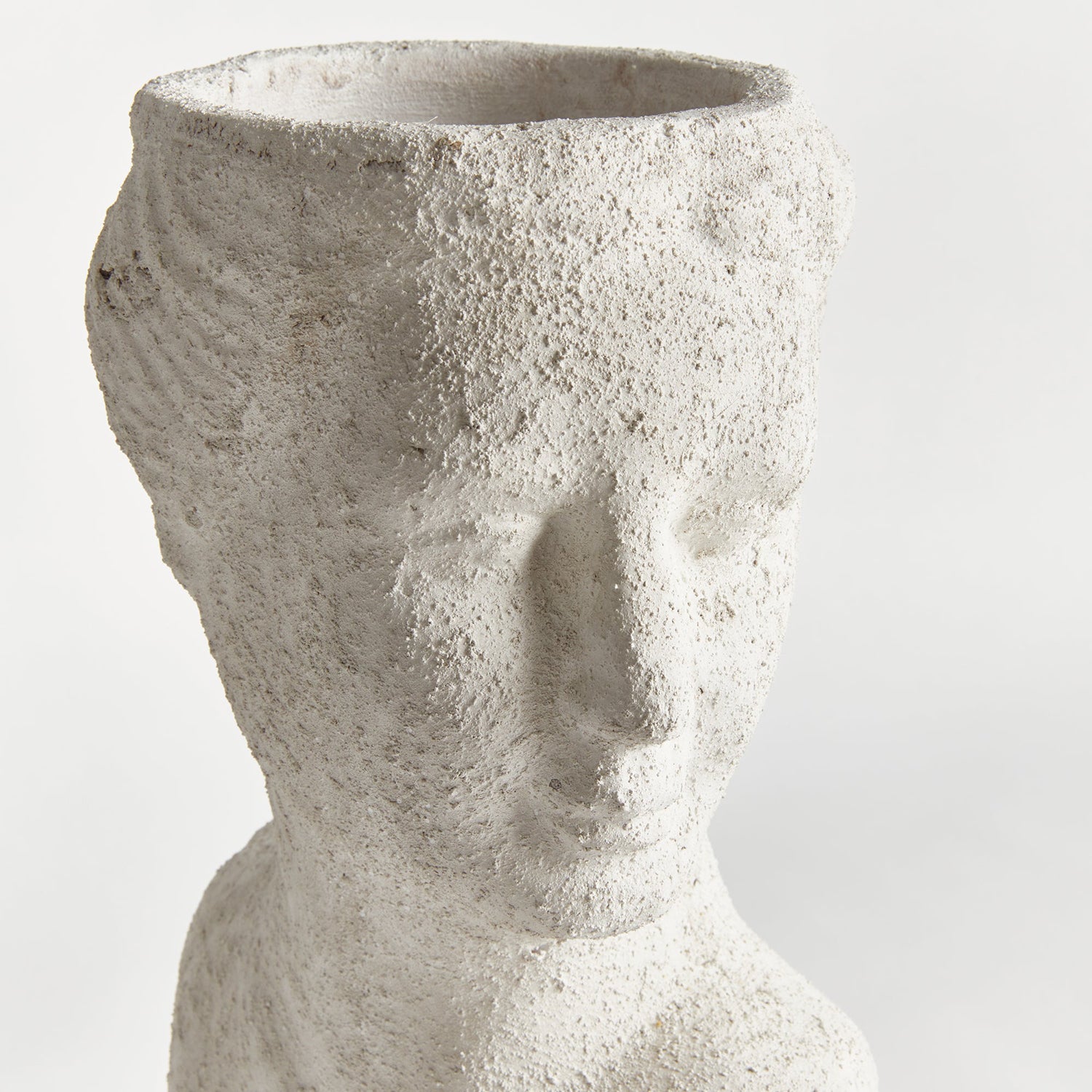 Weathered Garden Female Bust Planter