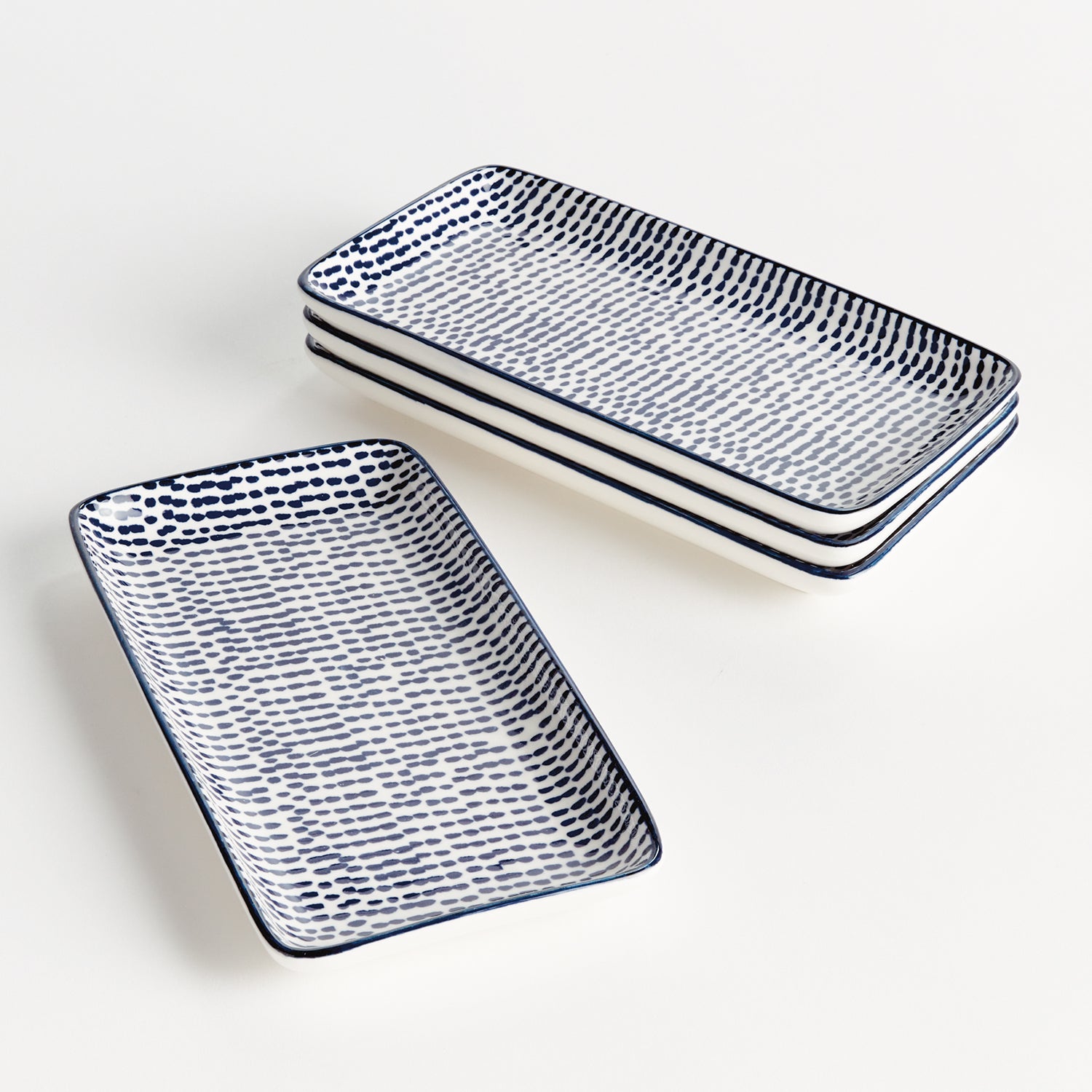 Stria Speckled Tray Set of 4