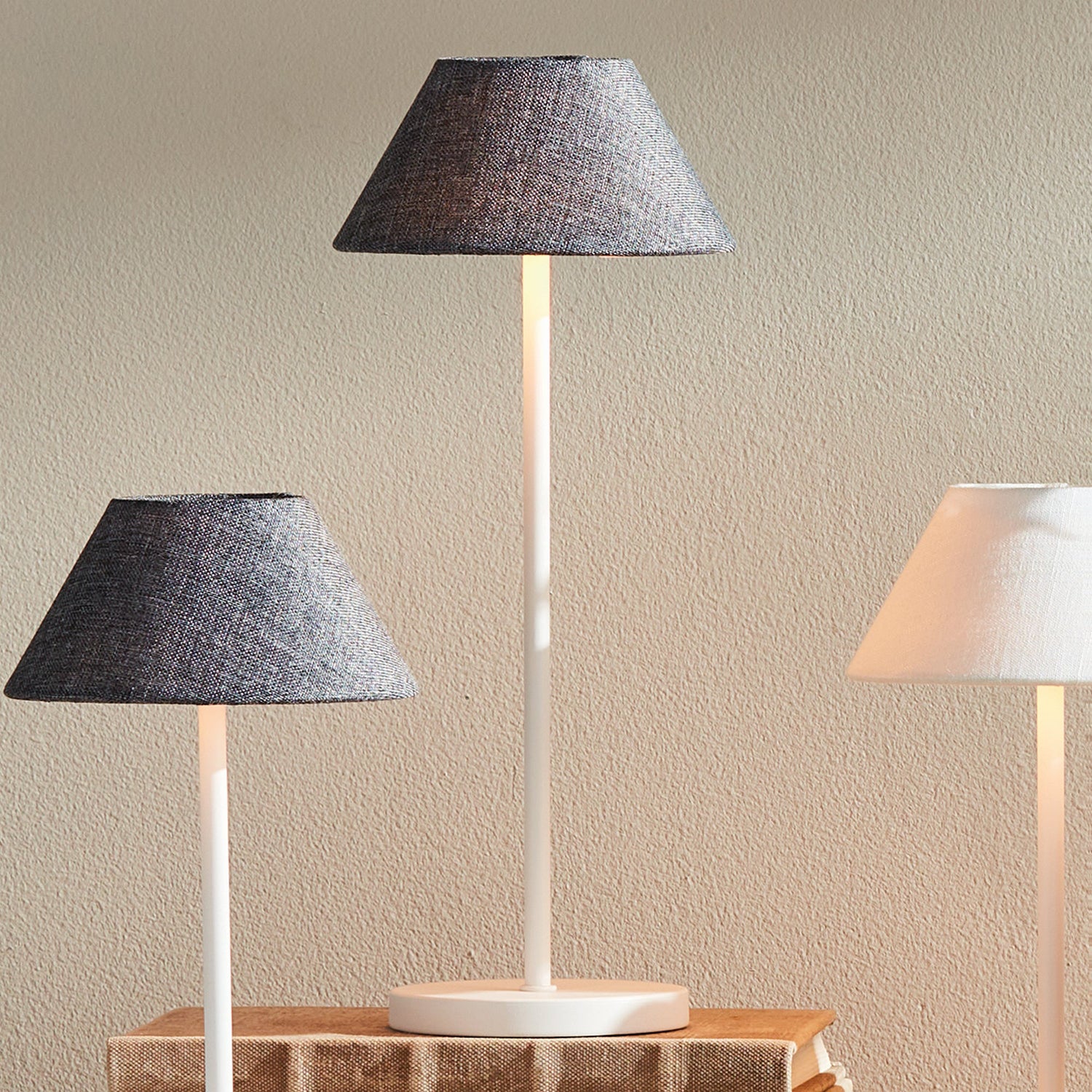 Alluna LED Linen Shade Cordless Lamp