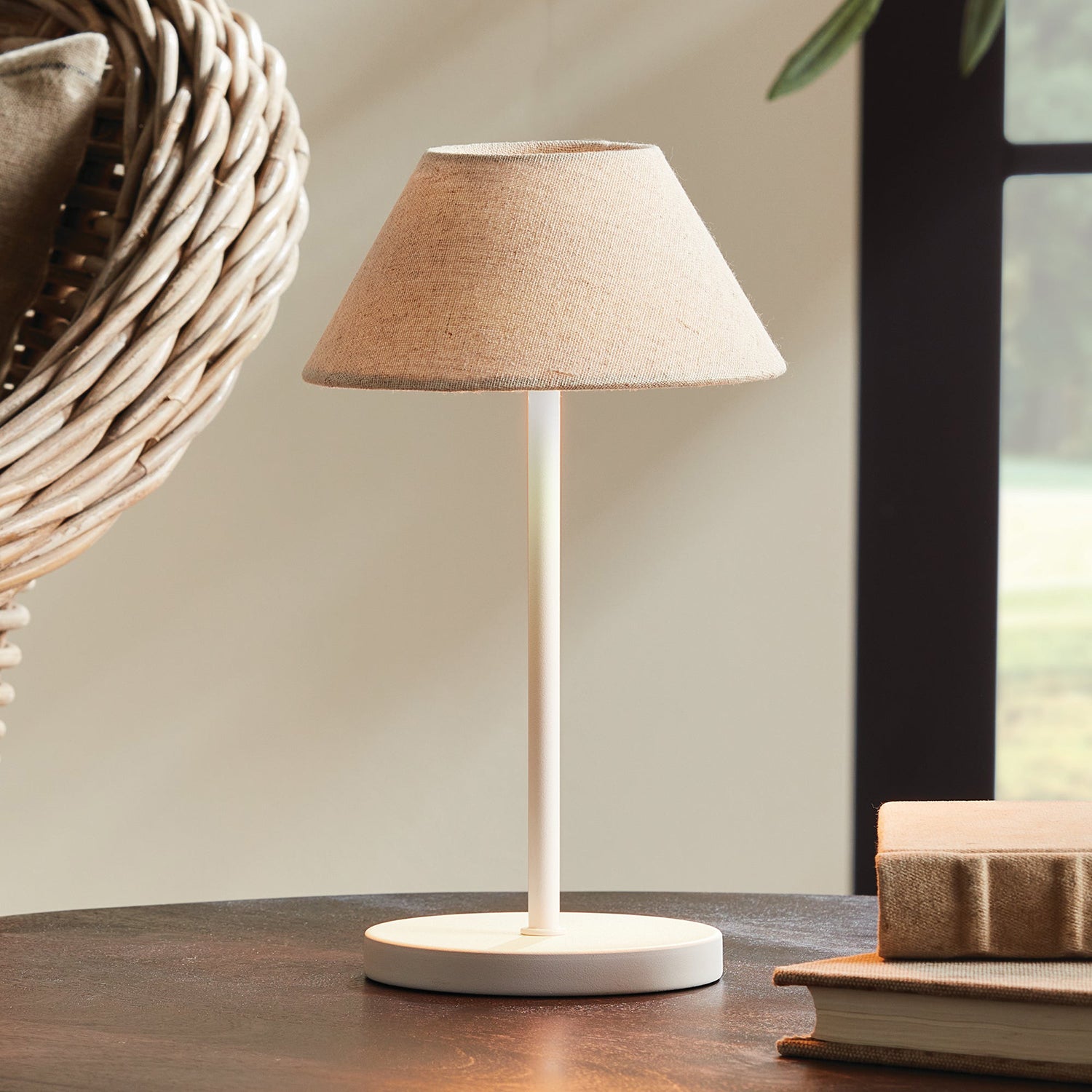 Alluna LED Linen Shade Cordless Lamp