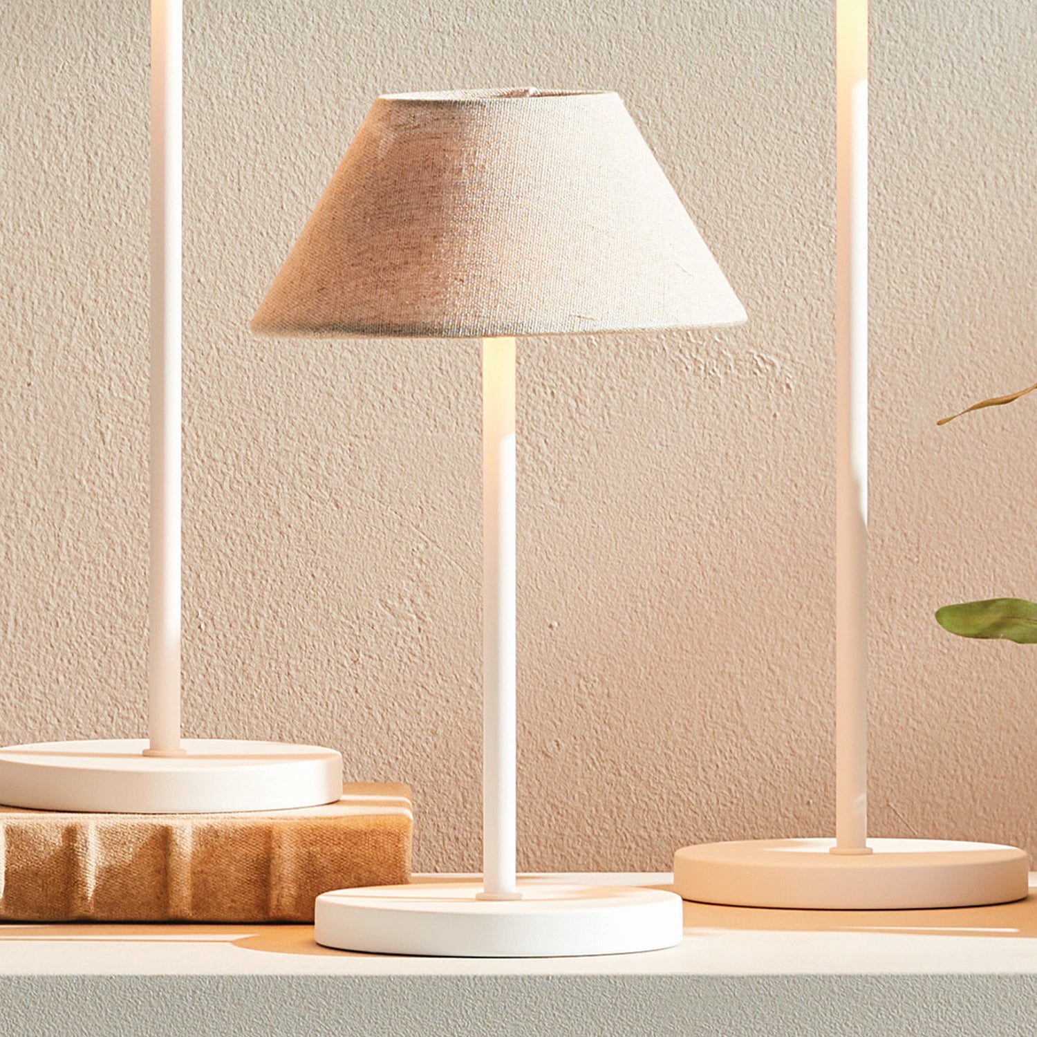 Alluna LED Linen Shade Cordless Lamp