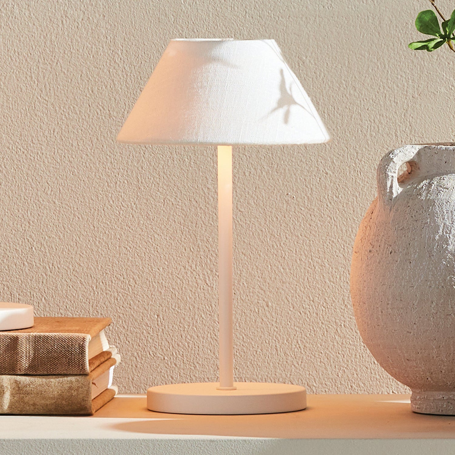 Alluna LED Linen Shade Cordless Lamp