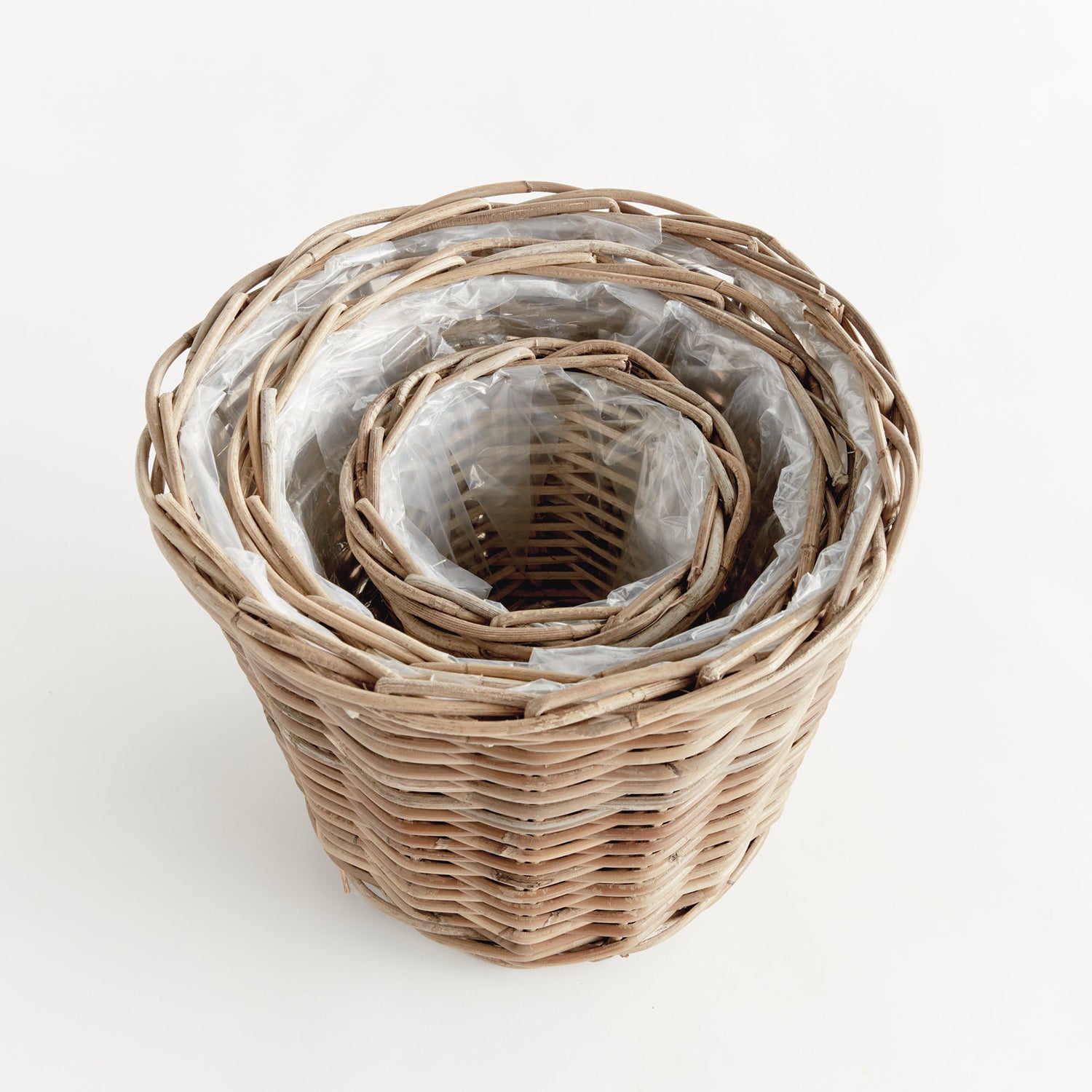 Normandy Tapered Basket Planter Set of 3