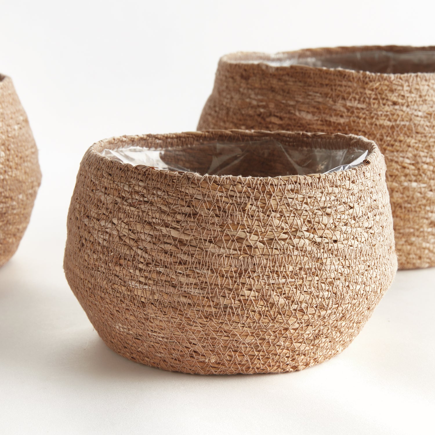 Seagrass Round Tapered Basket Set of 3
