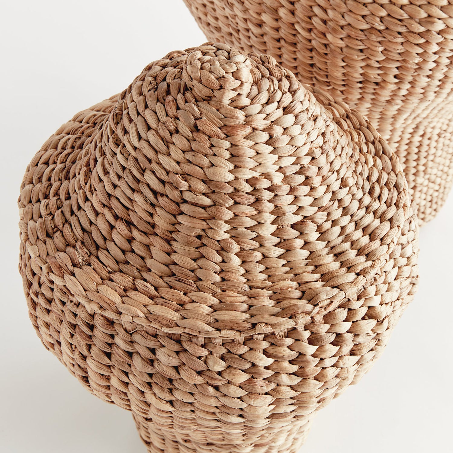 Water Hyacinth Ginger Jar Set of 2