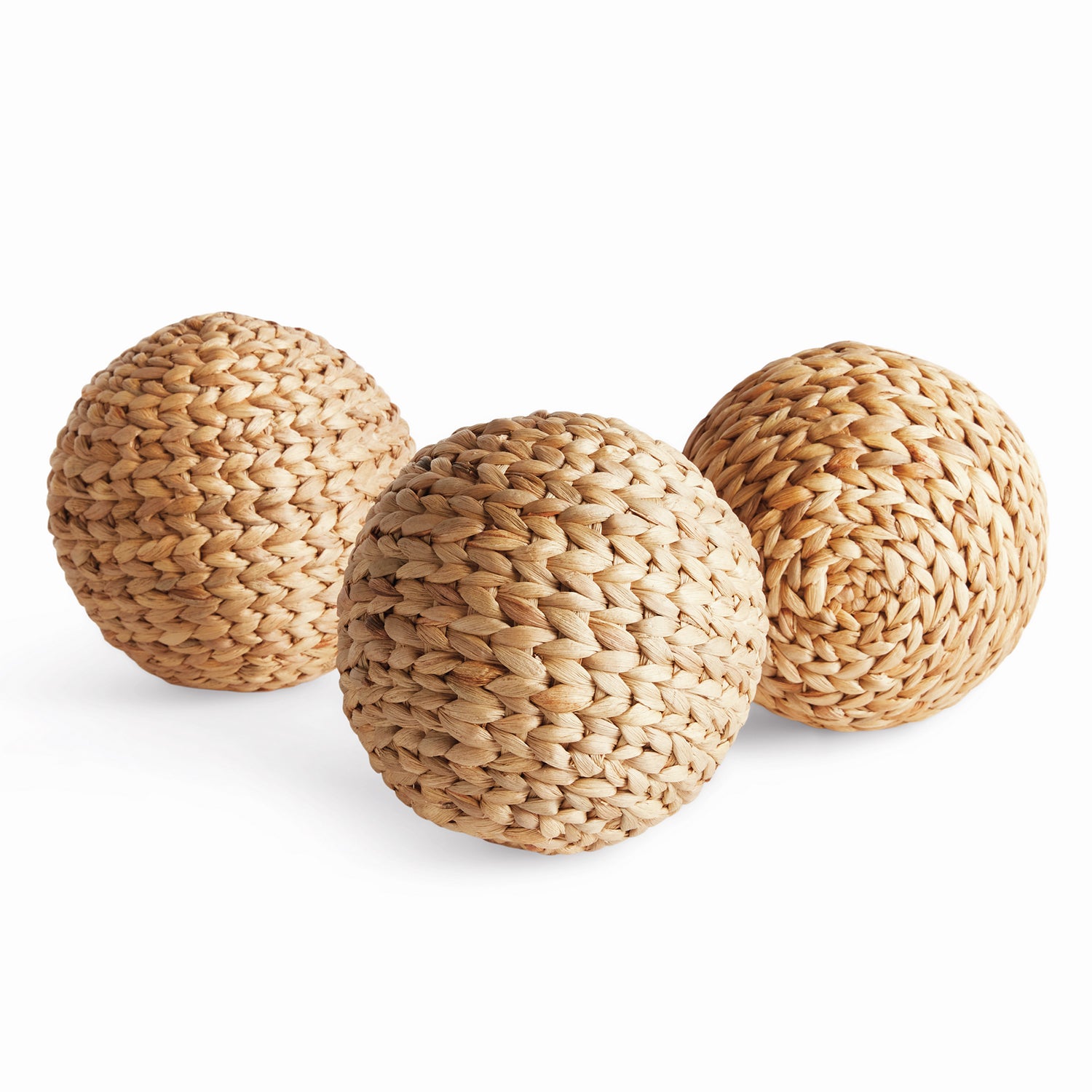 Jace Water Hyacinth Orbs Set of 3