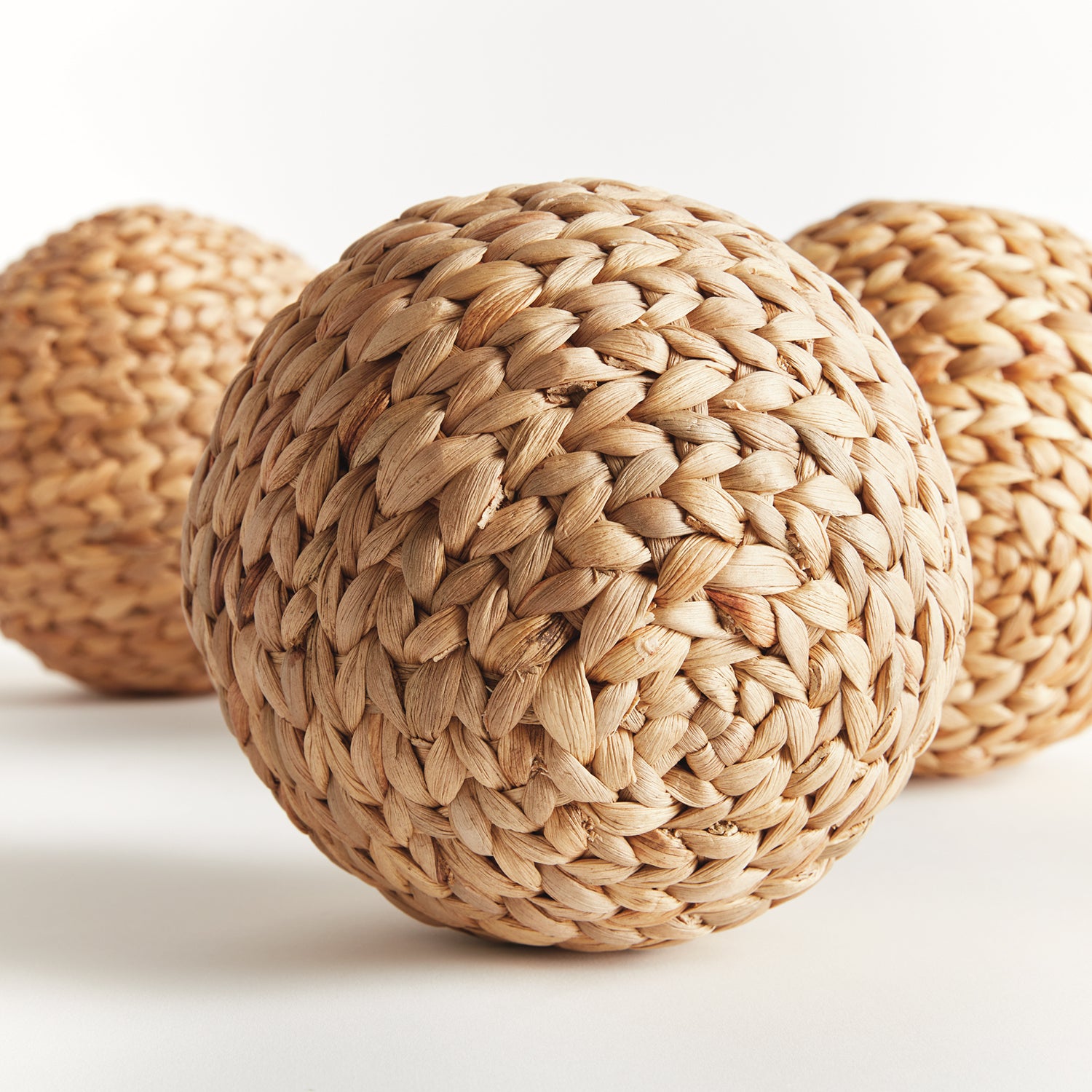 Jace Water Hyacinth Orbs Set of 3