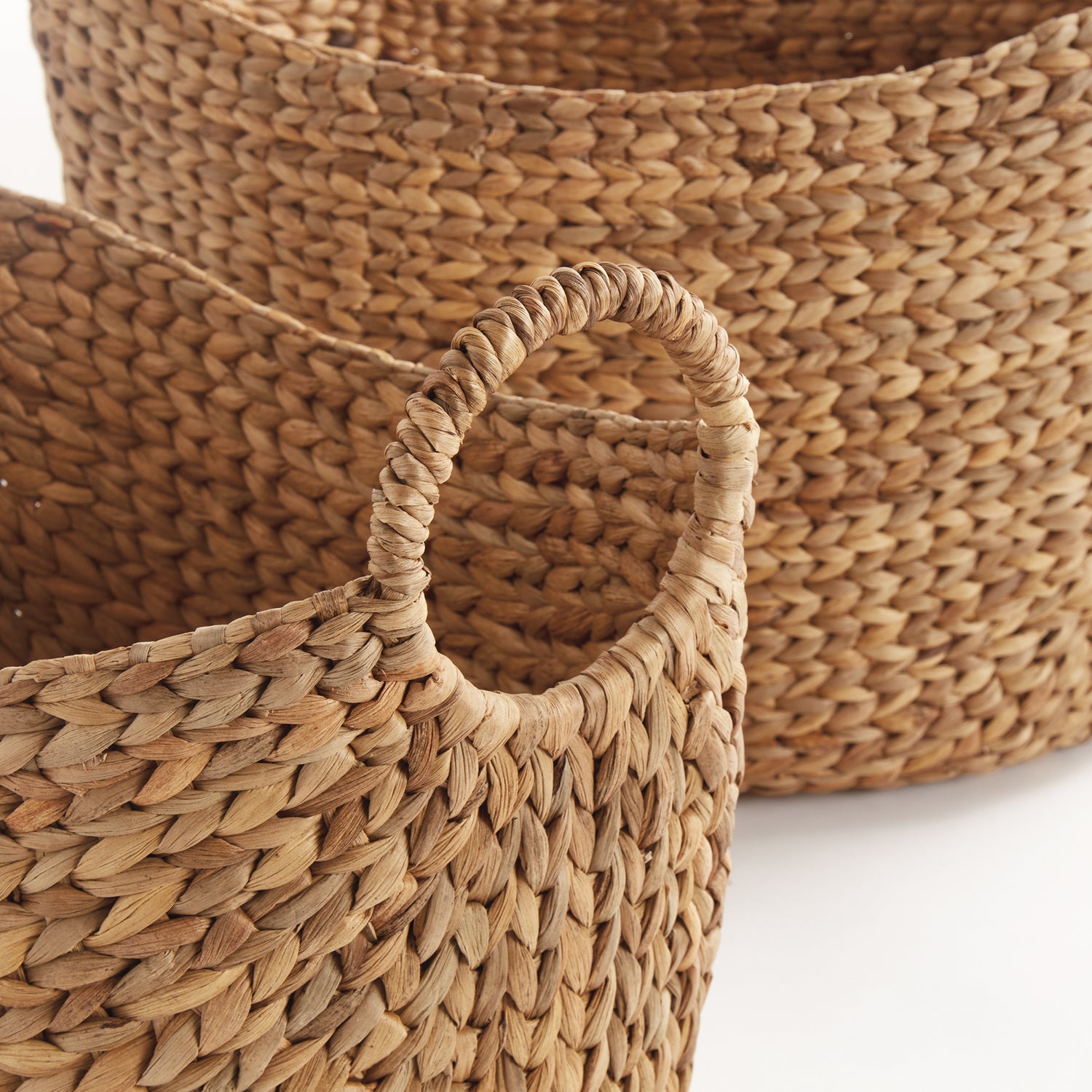 Josette Water Hyacinth Basket Set of 2