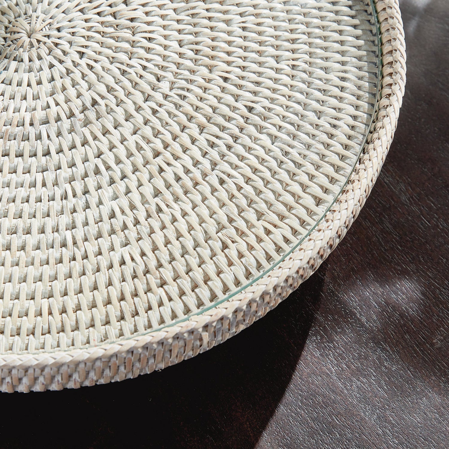 Burma Rattan Serving Stand