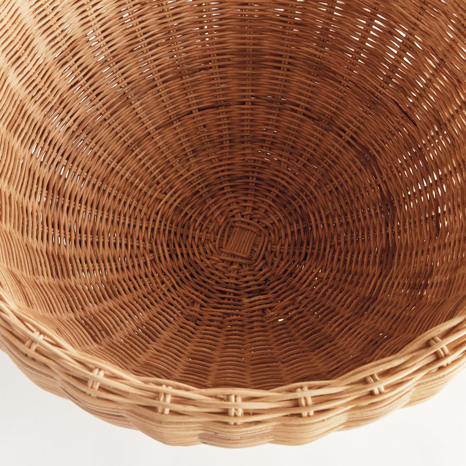 Charleston Rattan Footed Bowl