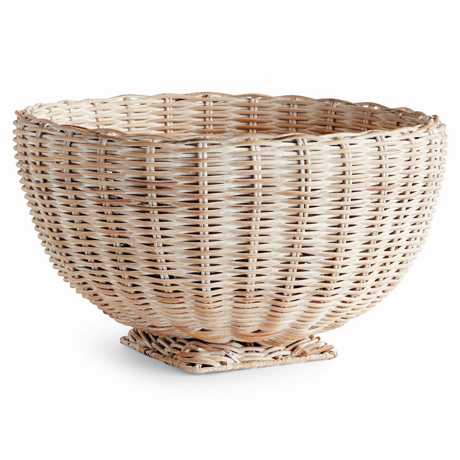 Charleston Rattan Small Footed Bowl