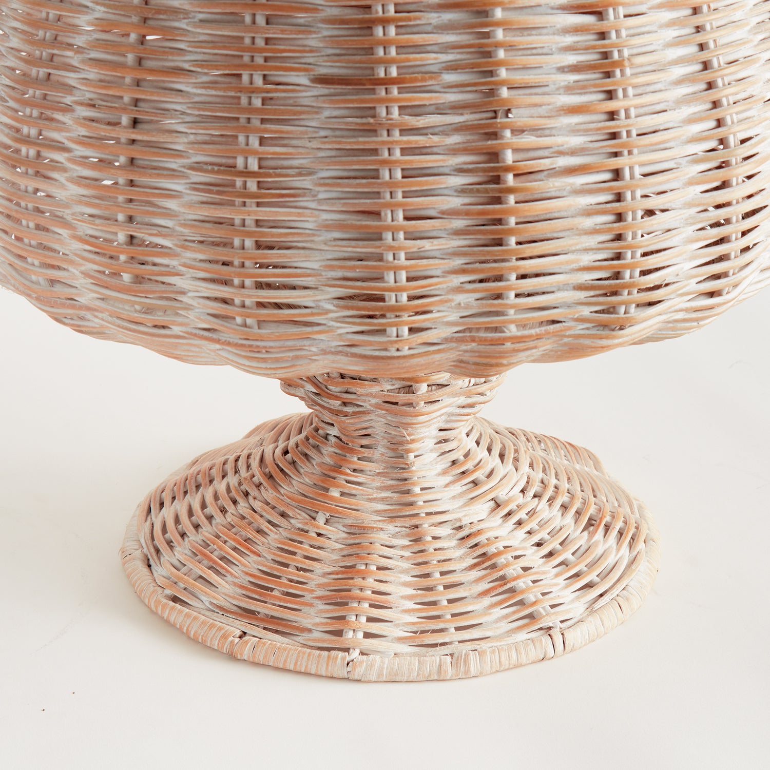 Chesapeake Rattan Footed Urn